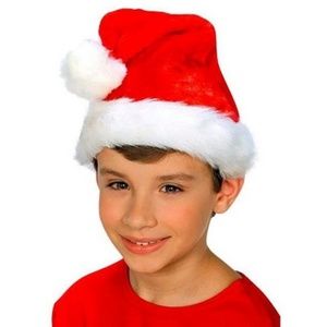 CHILD SIZE SANTA HAT - Christmas hat for girls and boys - school play or parties